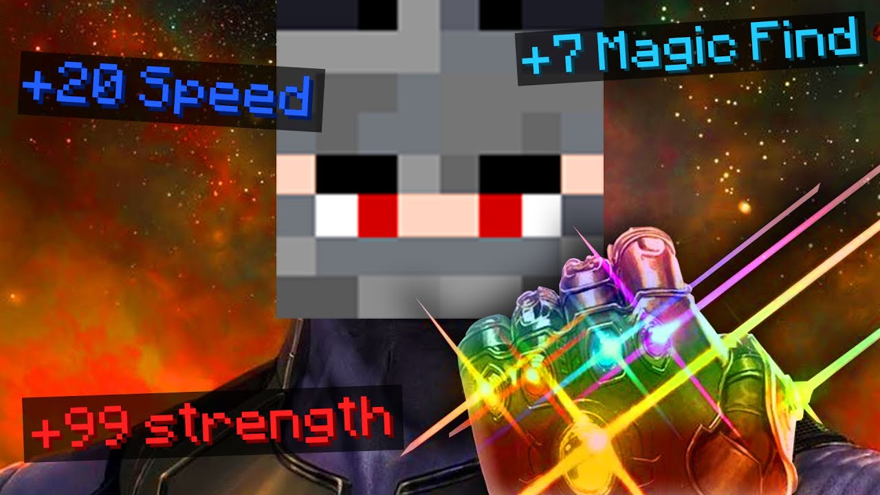 Acquiring All INFINITY STONES in Hypixel SkyBlock