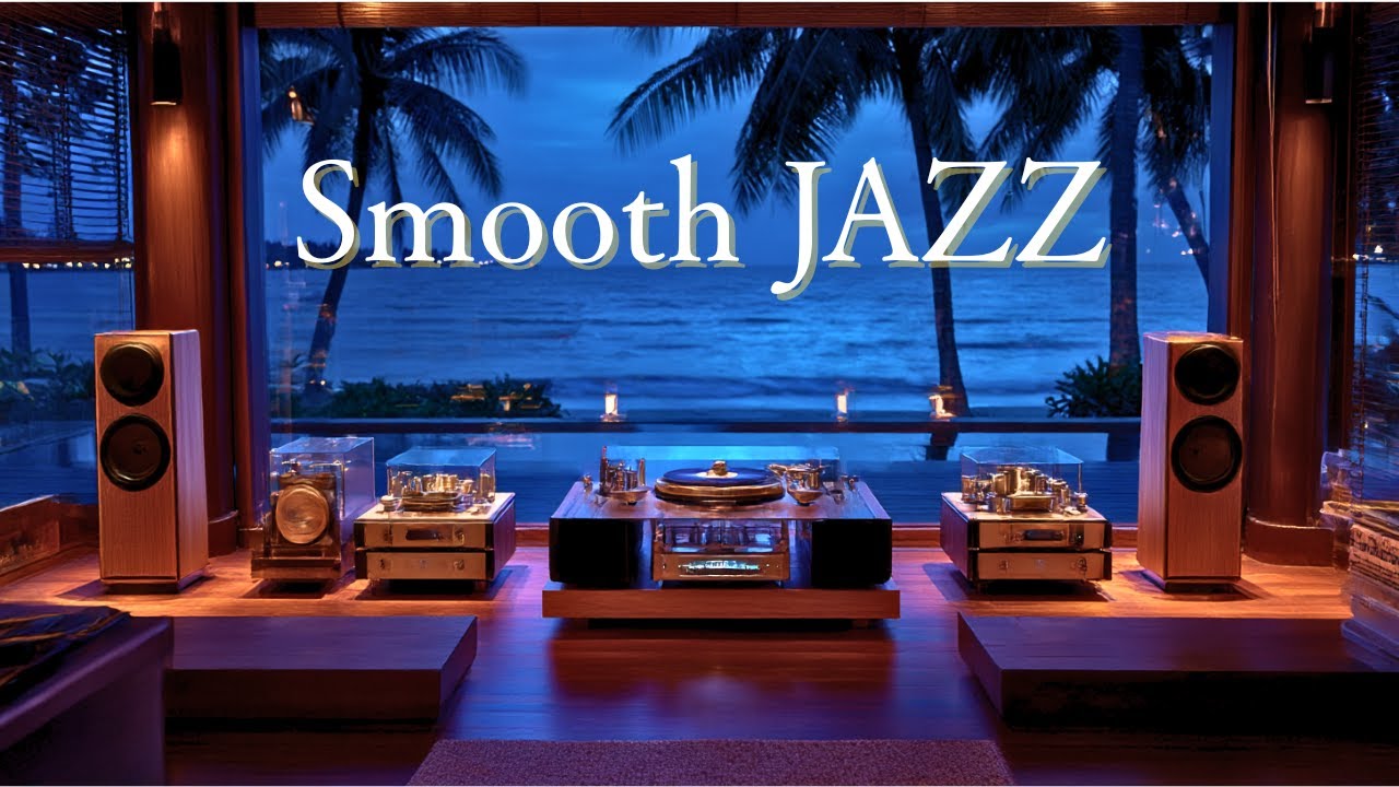 POV: You’re Relaxing in a $20M Beachfront Villa | Smooth Jazz & Ocean Breeze