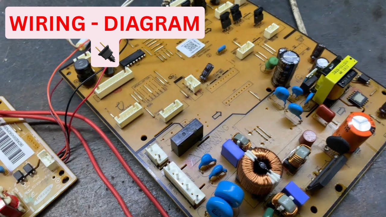 Samsung Double Door Refrigerator Wiring Diagram | PCB to PCB Connection
