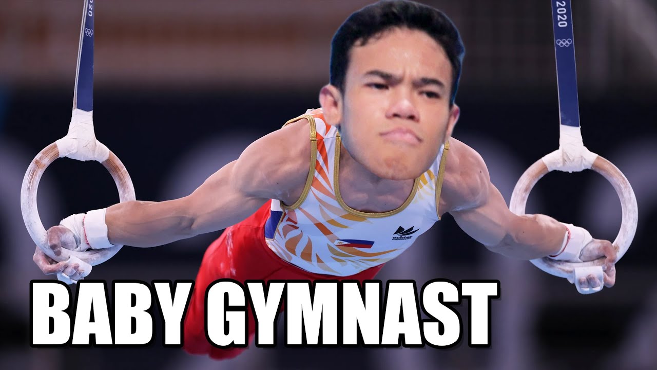 BABY GIANT Tinuruan ko ng GYMNASTICS