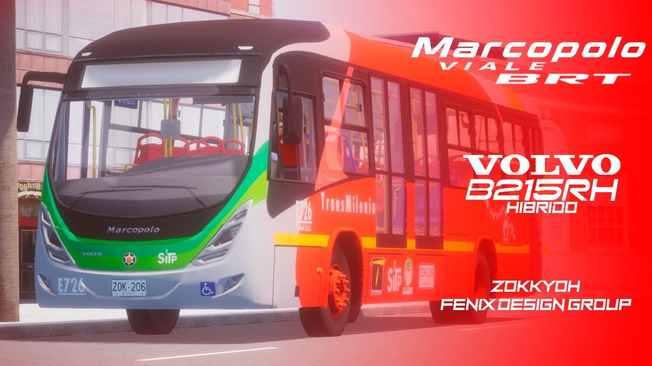 [ProtonBus] Marcopolo - Gran Viale BRT - Volvo B215RH Hybrid - TransMilenio Gmóvil