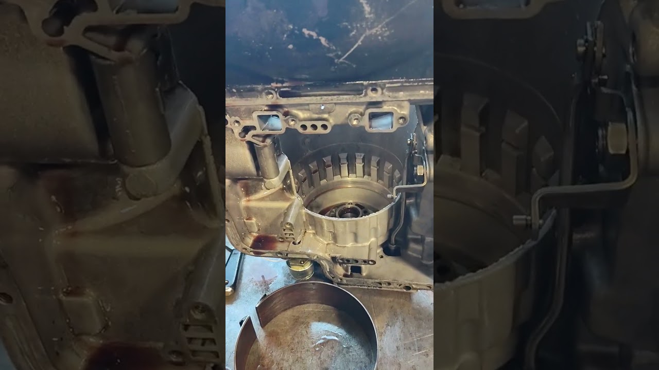 Разборка трансмиссии Ford C6 после того, как она подверглась воздействию мощности более 1300 лоша...
