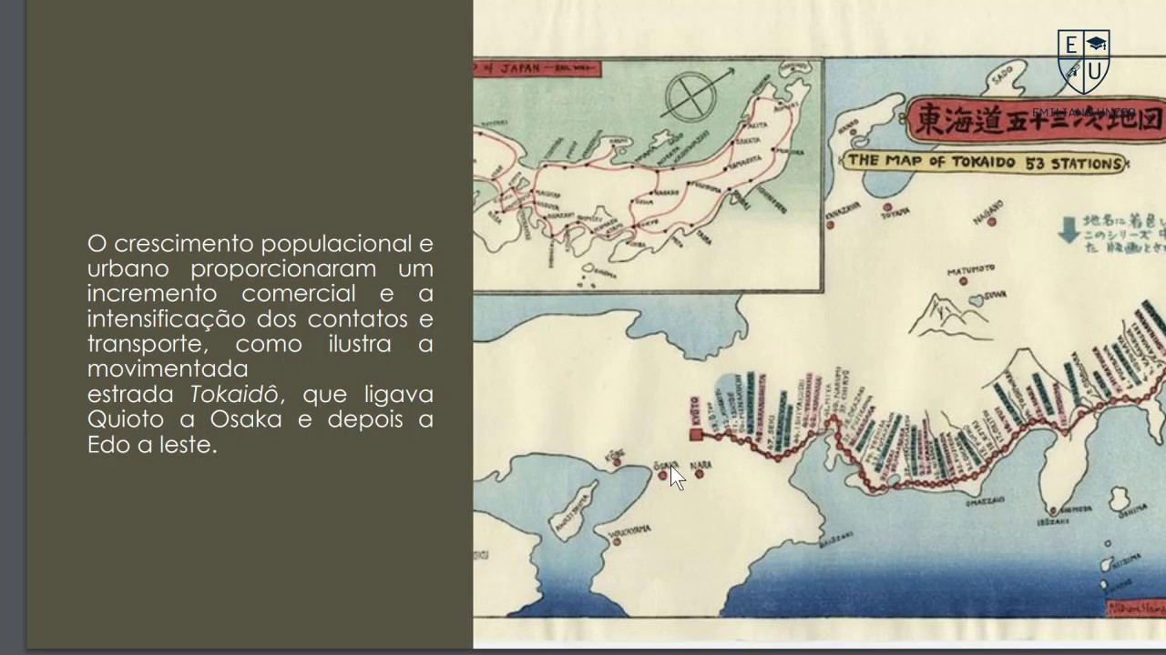 Hist&oacute;ria do Jap&atilde;o - Aula 7 - Per&iacute;odo Edo ou Tokugawa (1603 - 1868)