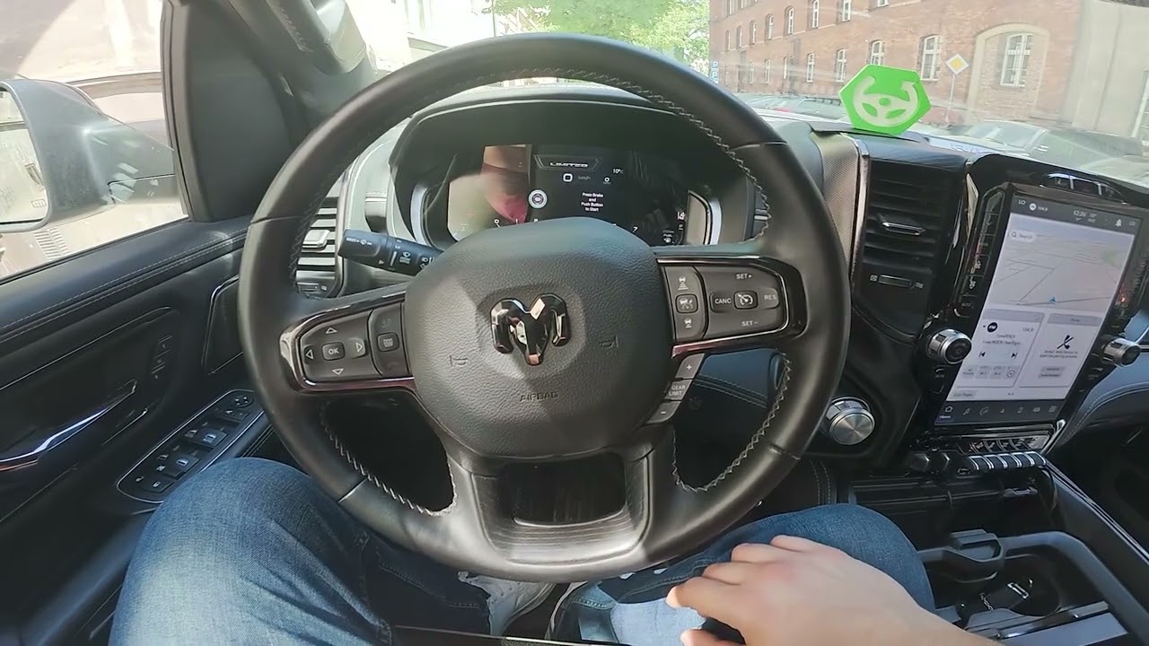 RAM 1500 eTorque &ndash; How to Change Display Brightness