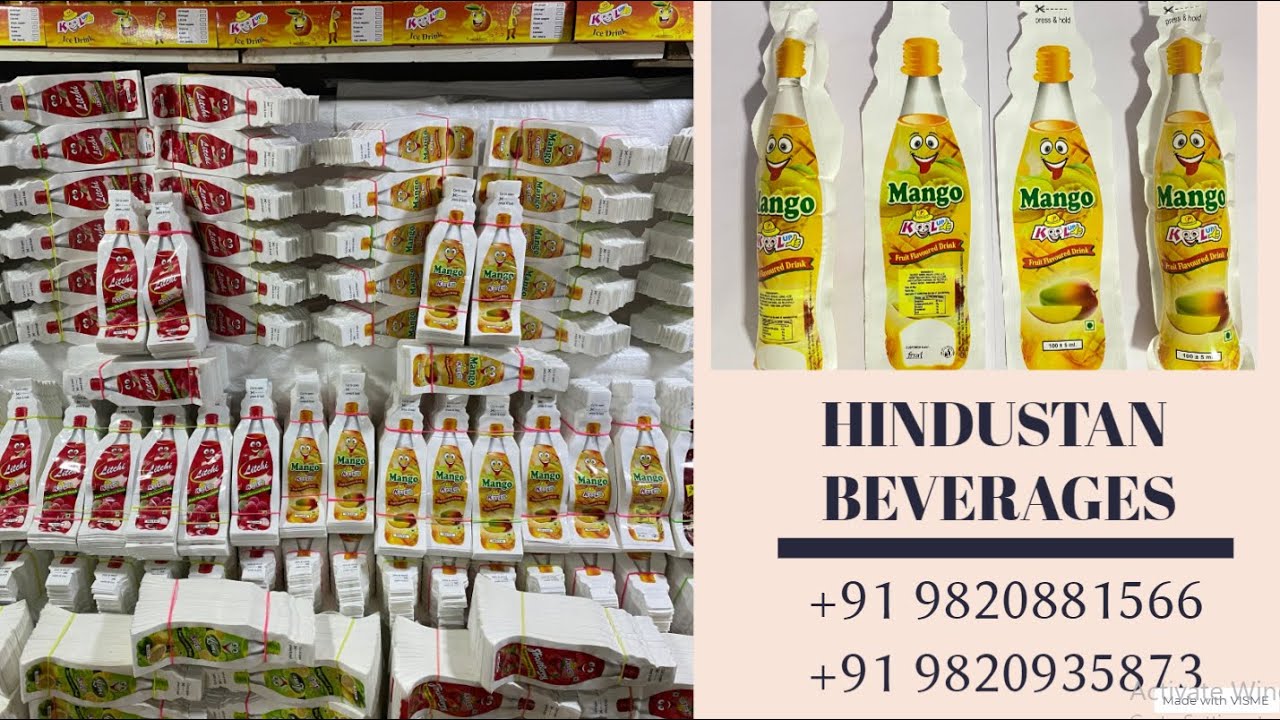 Bottle Shape Pouch 100ml/Juice filling Pouch/Small business/Raw materials/बोतल शेप पाउच खरीदें.