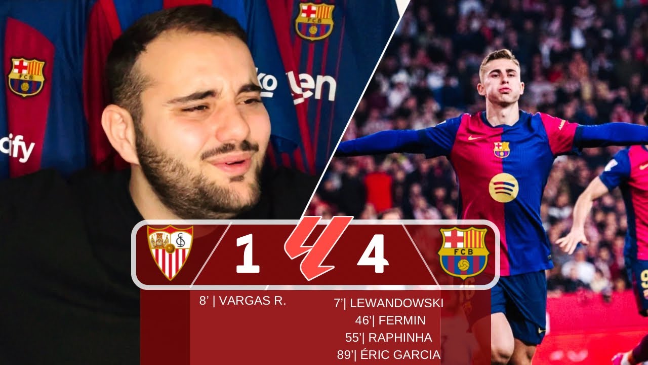 LA LIGA EST RELANCÉE ! (Séville FC 1-4 FC Barcelone)