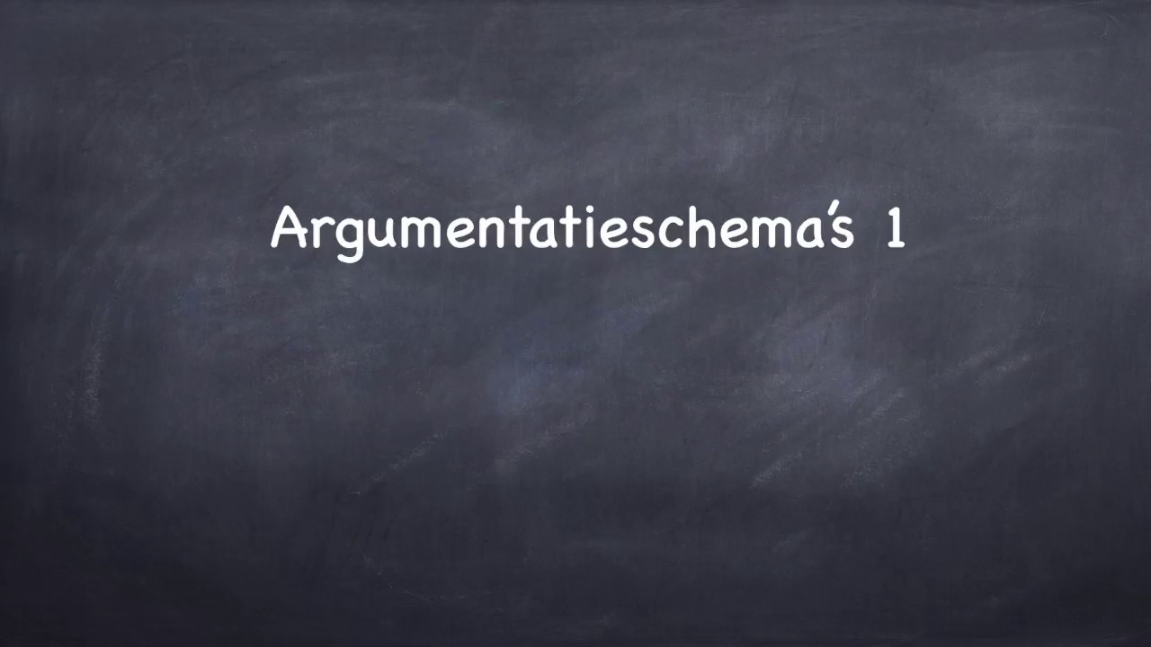 Argumentatiestructuren 1