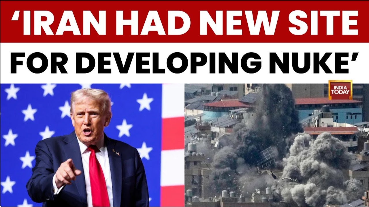 Trump Claims Iran Shifted Nuke Site: 'Iran Shifted Nuke Site After US Hit Iran' | World News