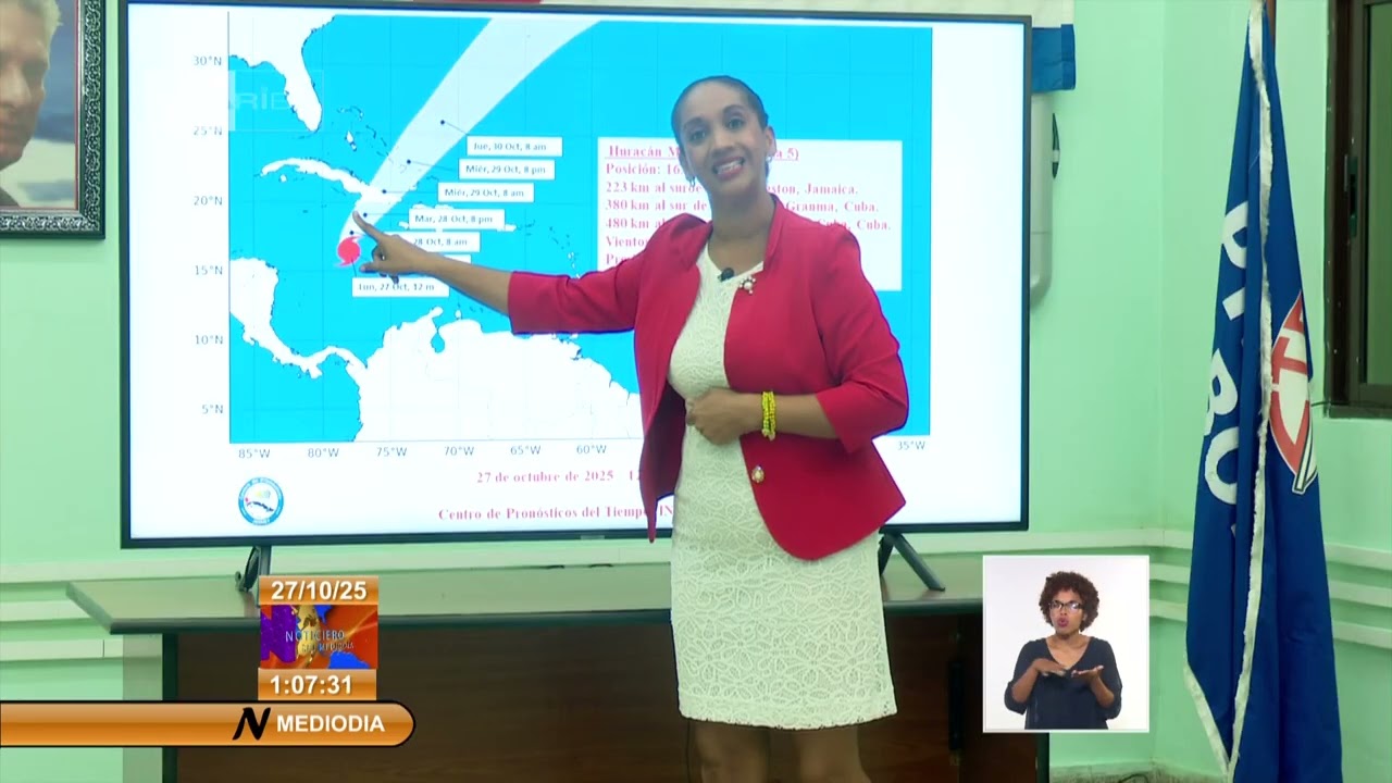 El tiempo: hurac&aacute;n Melissa de gran intensidad se dirige al oriente de Cuba