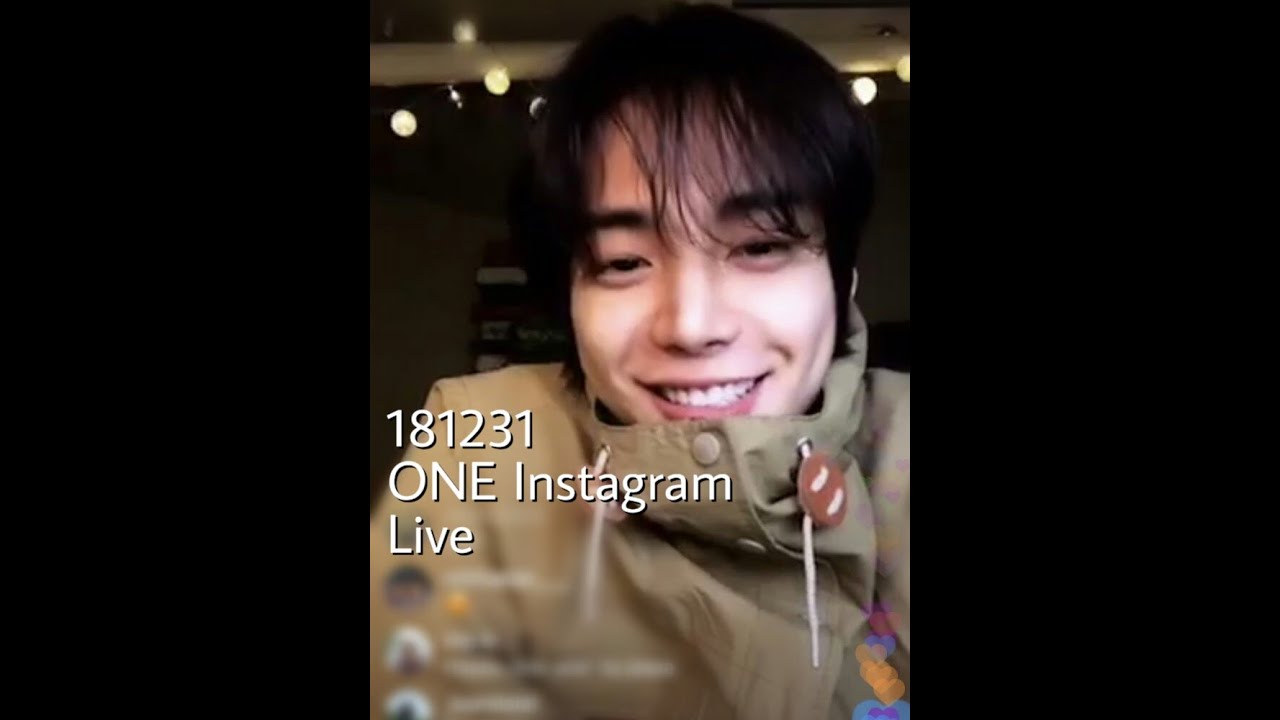181231 ONE Instagram Live - Year Ender