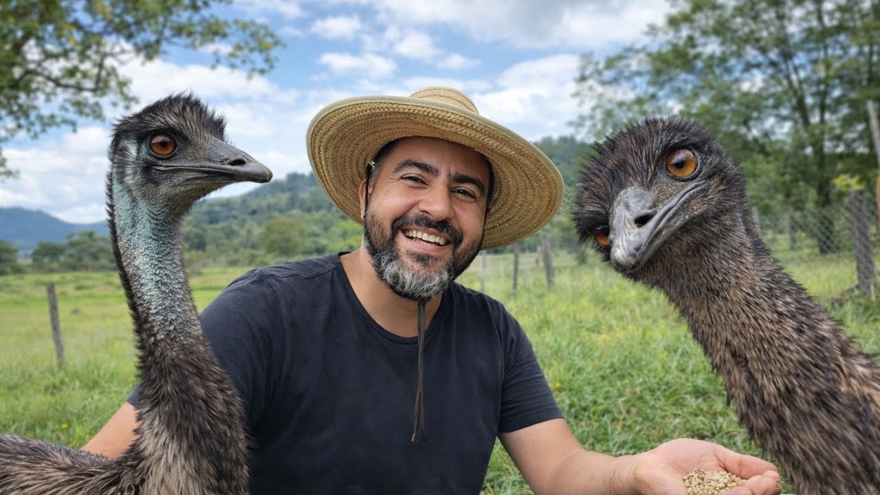 Vida na Roça: Nossa rotina com um dos animais mais exóticos do sítio