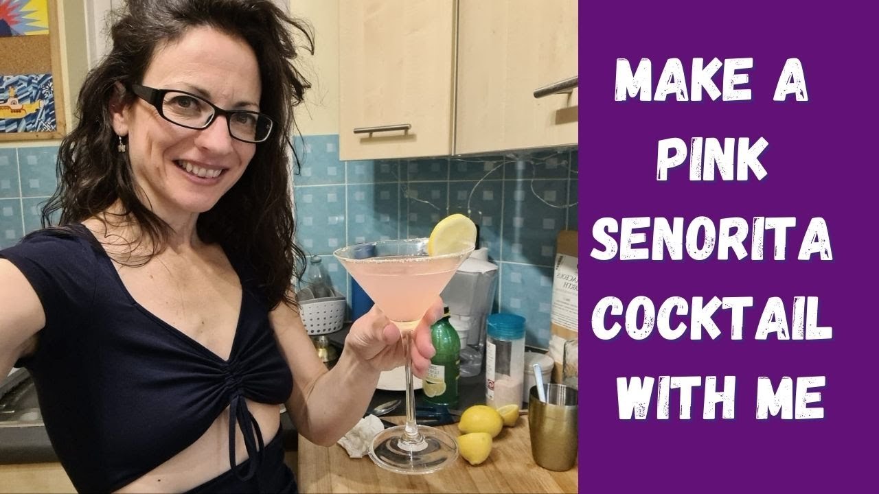 Make a Pink Senorita cocktail with me