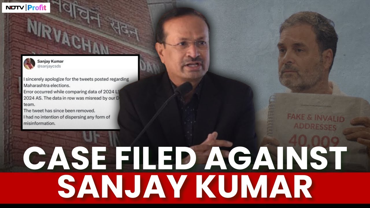 A Day After His Apology, FIRs Filed Against Psephologist Sanjay Kumar Over Maharashtra Data