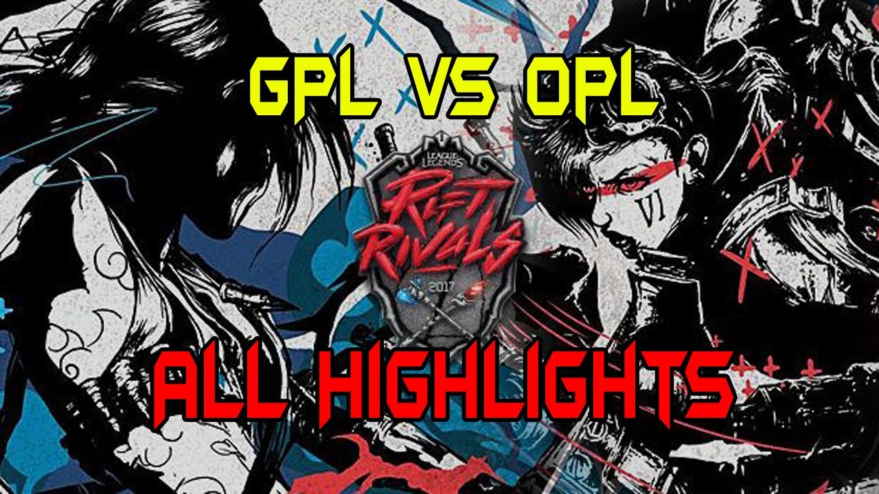 Rift Rivals 2017 Day 3 | Semi Final OPL vs GPL All Highlights