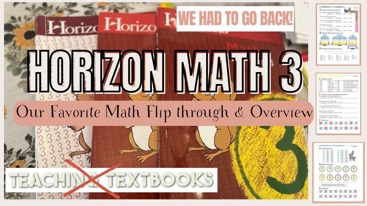 Horizons Math 3 Review | Homeschool Curriculum Flip Through & Overview