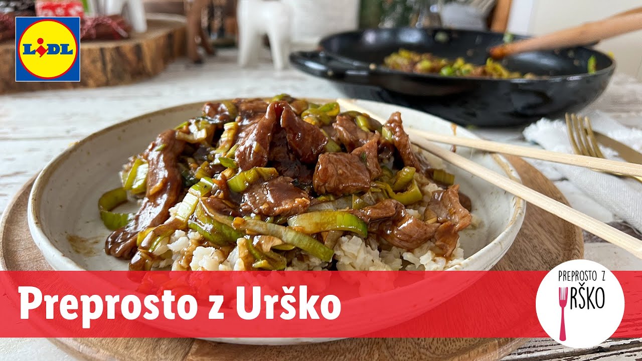 PREPROSTO Z URŠKO: Govedina s porom na mongolski način