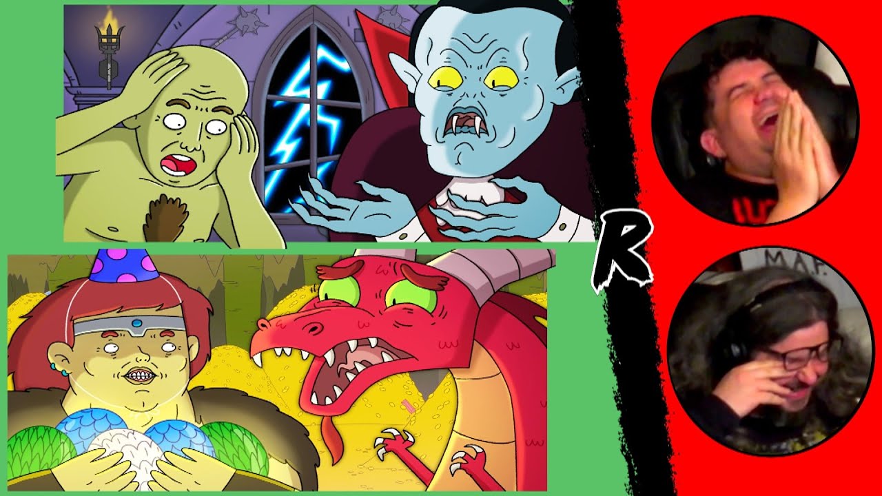 НОВОЕ ЛОГОВО ВАМПИРА И ДРАКОНИЙ ШАРИКОВЫЙ ШАРИК - @DungeonSoup | РЕАКЦИЯ РЕНЕГАТОВ #dnd #animated