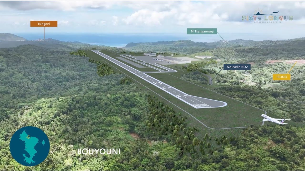 Site de Bouyouni / M’Tsangamouji – Intégration dans le paysage