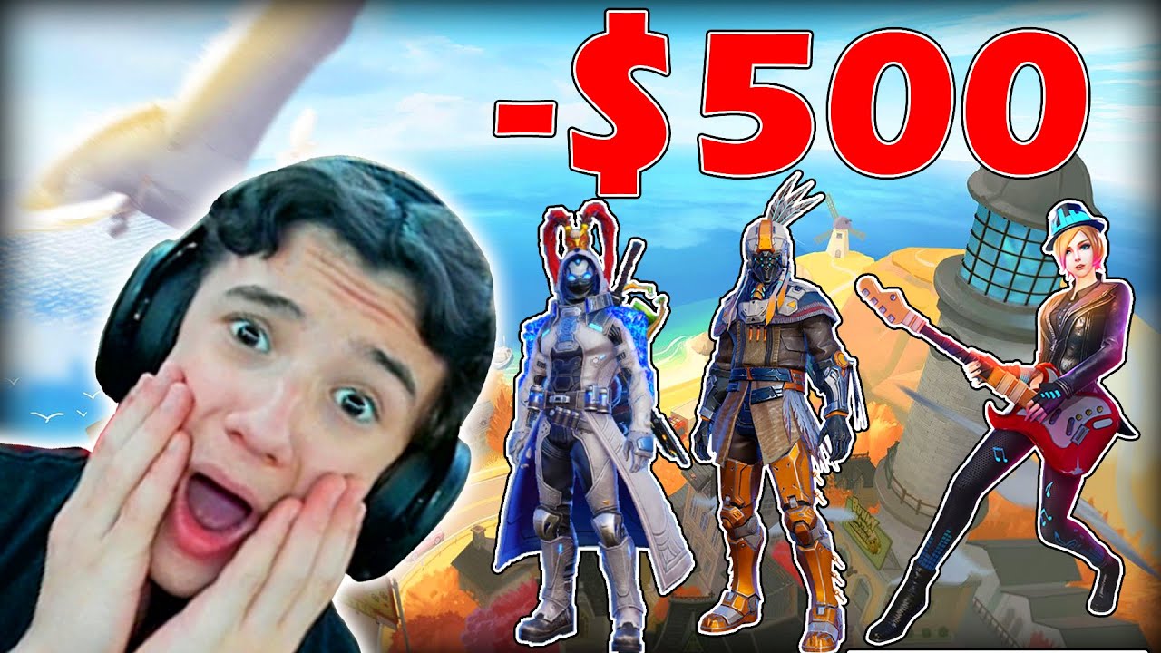 Every death i buy a NEW SKIN! (creative destruction)