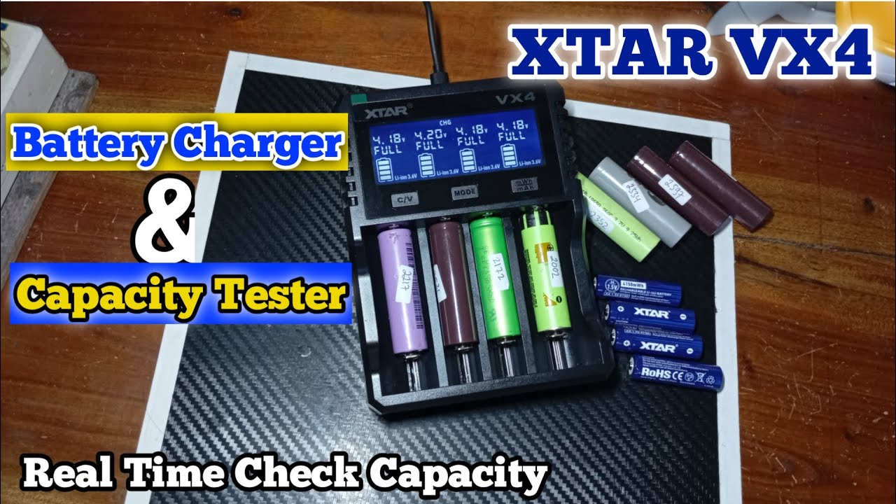Test XTAR VX4! Charger & Battery Tester All-in-One! | Uji Baterai Secara Real Time