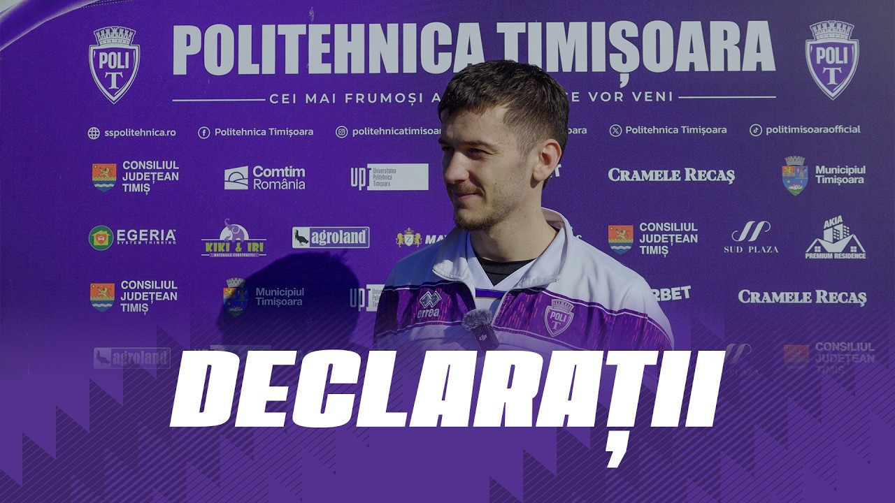 DECLARAȚII | Damian Isac, după primele antrenamente ca jucător al Politehnicii