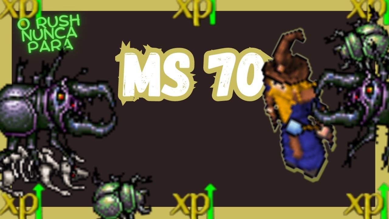 Tibia - Hunt mage LOW LEVEL - HIGHEXP! Mother of Scarabs Lair 550K/H RAW - SEM IMBUI