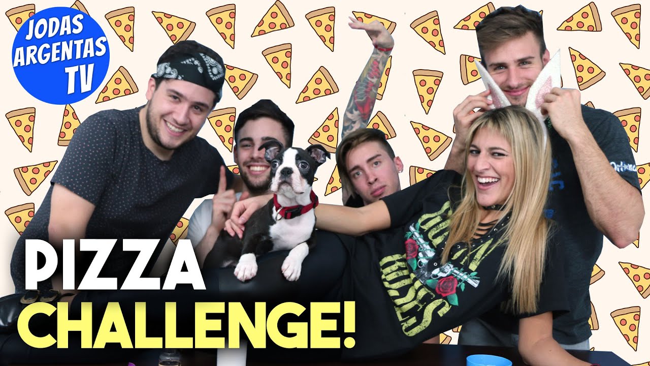 PIZZA CHALLENGE ASQUEROSO!! | JODAS ARGENTAS Y MARIAN FARJAT