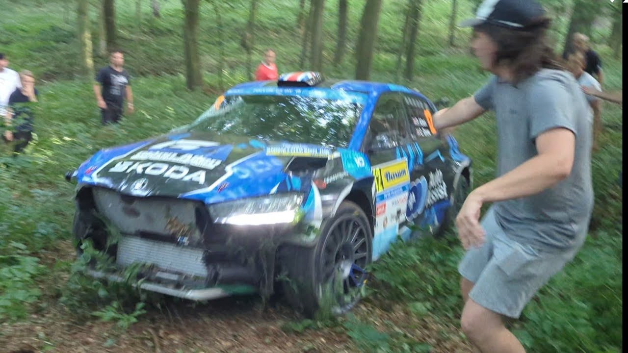 Barum Rally Zlin 2025 Phillip Allen crash and rescue