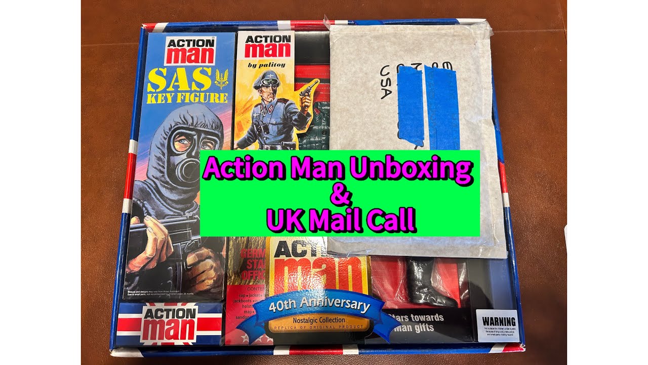 Action Man Unboxing & UK Friend Of Channel Mail Call 
