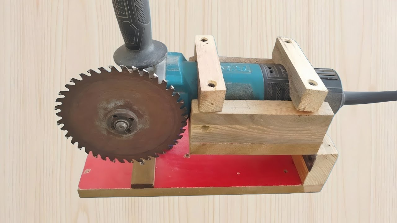 Powerful Angle Grinder Stand Holder New Design Simply And Easily Making And Review