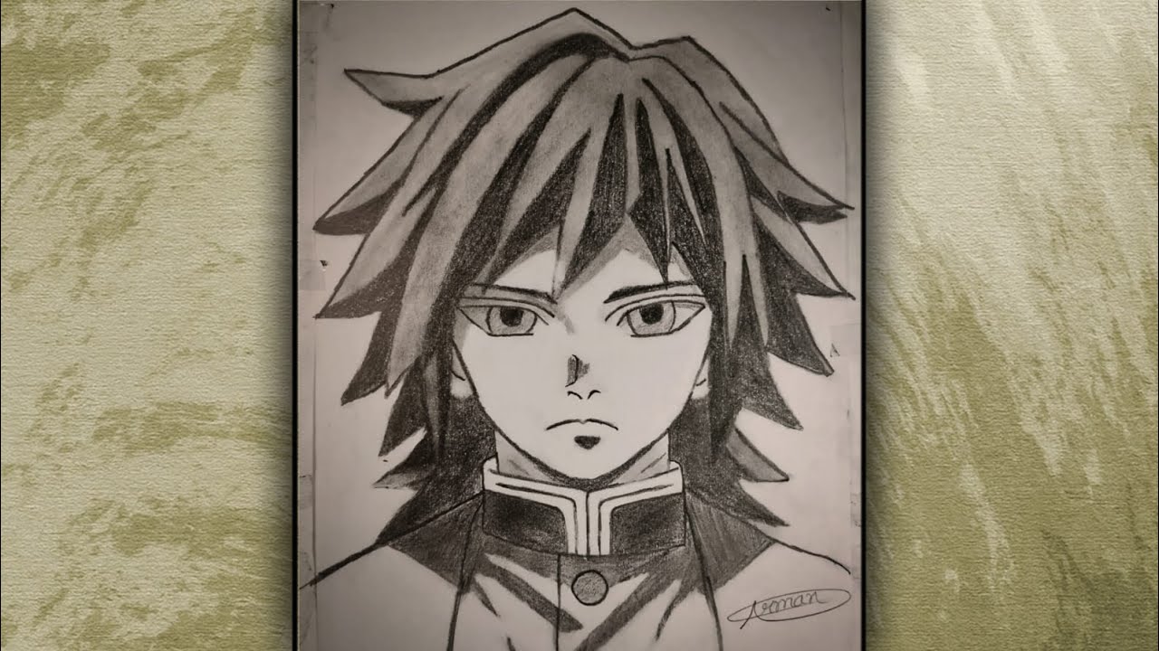 How To Draw Giya Tomioka || Giya Tomioka Drawing Easy || Arman Artist 💯😱👍