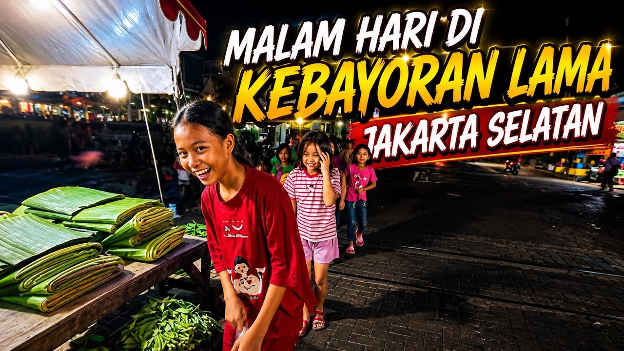 KEHIDUPAN MALAM JAKARTA PINGGIRAN REL KERETA KEBAYORAN LAMA