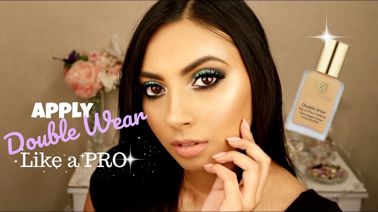 Apply DOUBLE WEAR Foundation Like a PRO | Flawless, Full Coverage, 24hr Long Wear