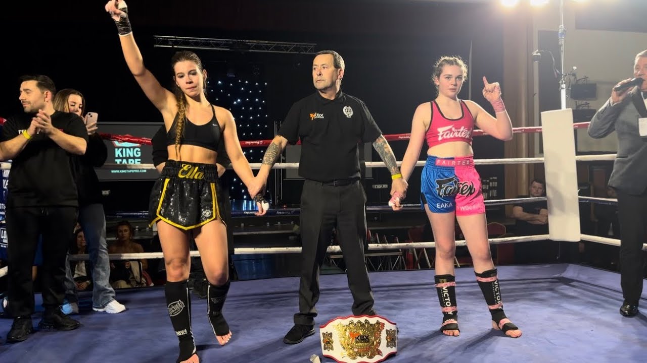 Ella Augello (rising ￼phoenix) vs Charlie Brown (EAKA) KBX title Defence 