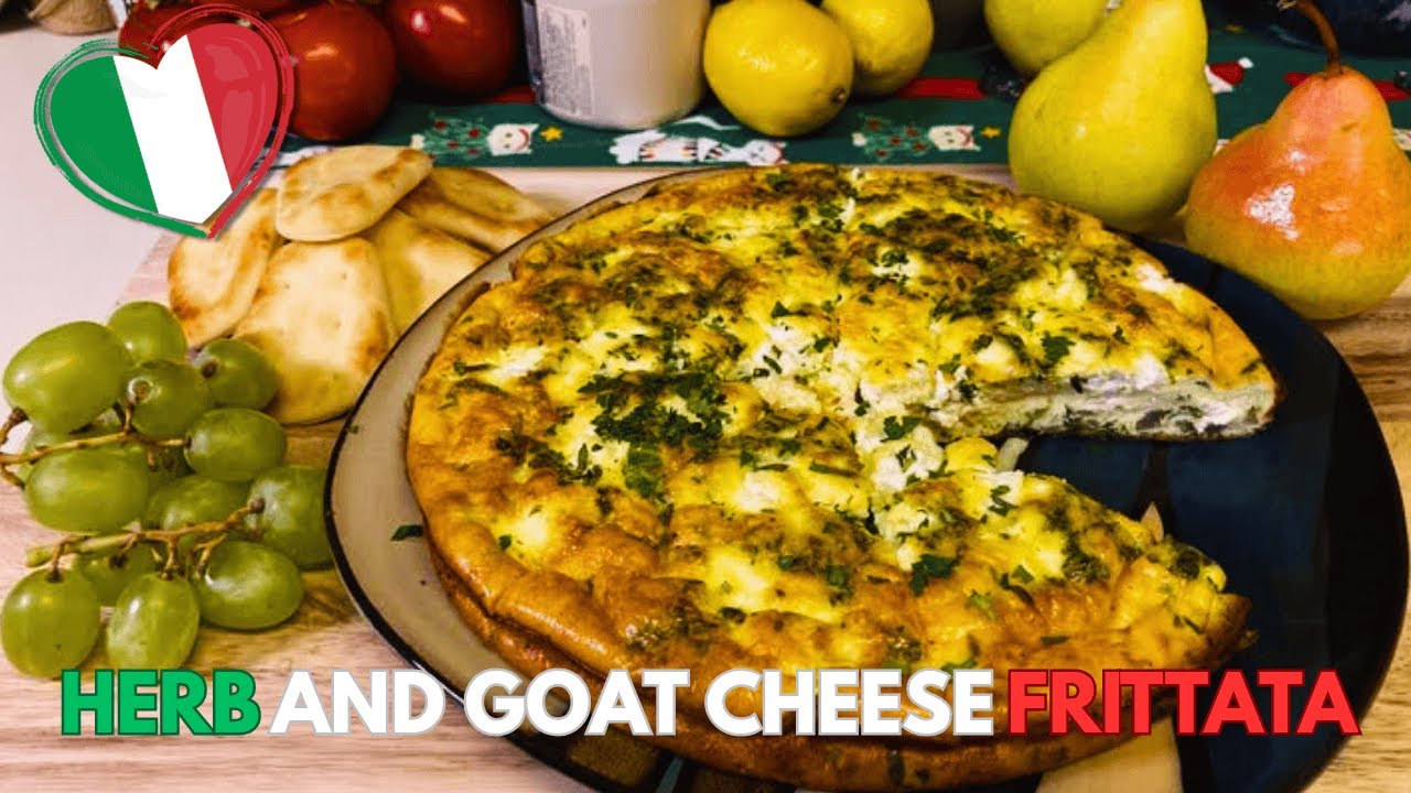 Fresh Herb And Goat Cheese Frittata Recipe!