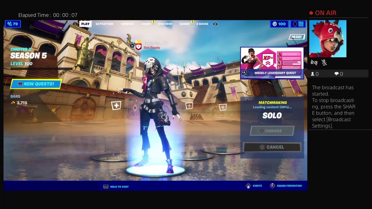 Exotickilla_YFN's Live PS4 Broadcast