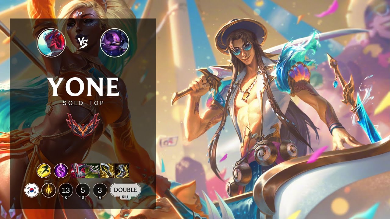 Yone Top vs Kennen - KR Grandmaster Patch 12.16