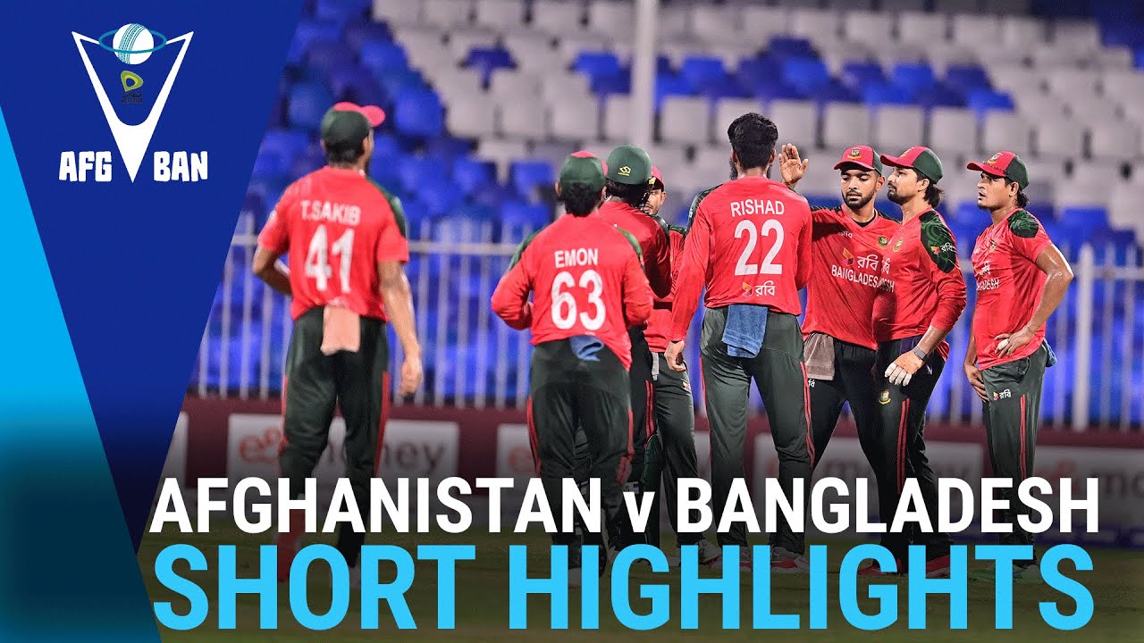Short Highlights | Afghanistan vs Bangladesh | T20I Series | Match 03 | ACB | 311U