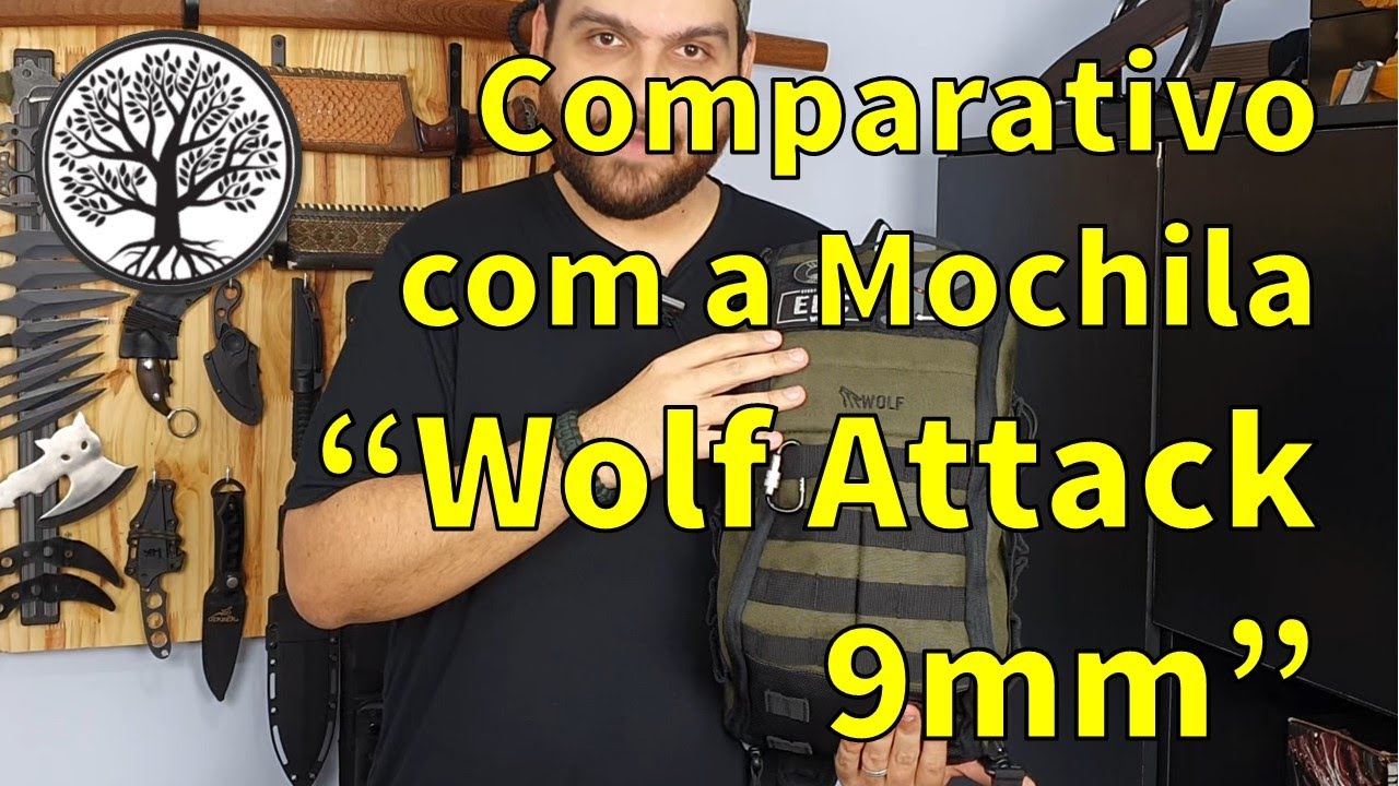 Mochila Wolf 9mm! Vai substituir as minhas mochilas velhas?