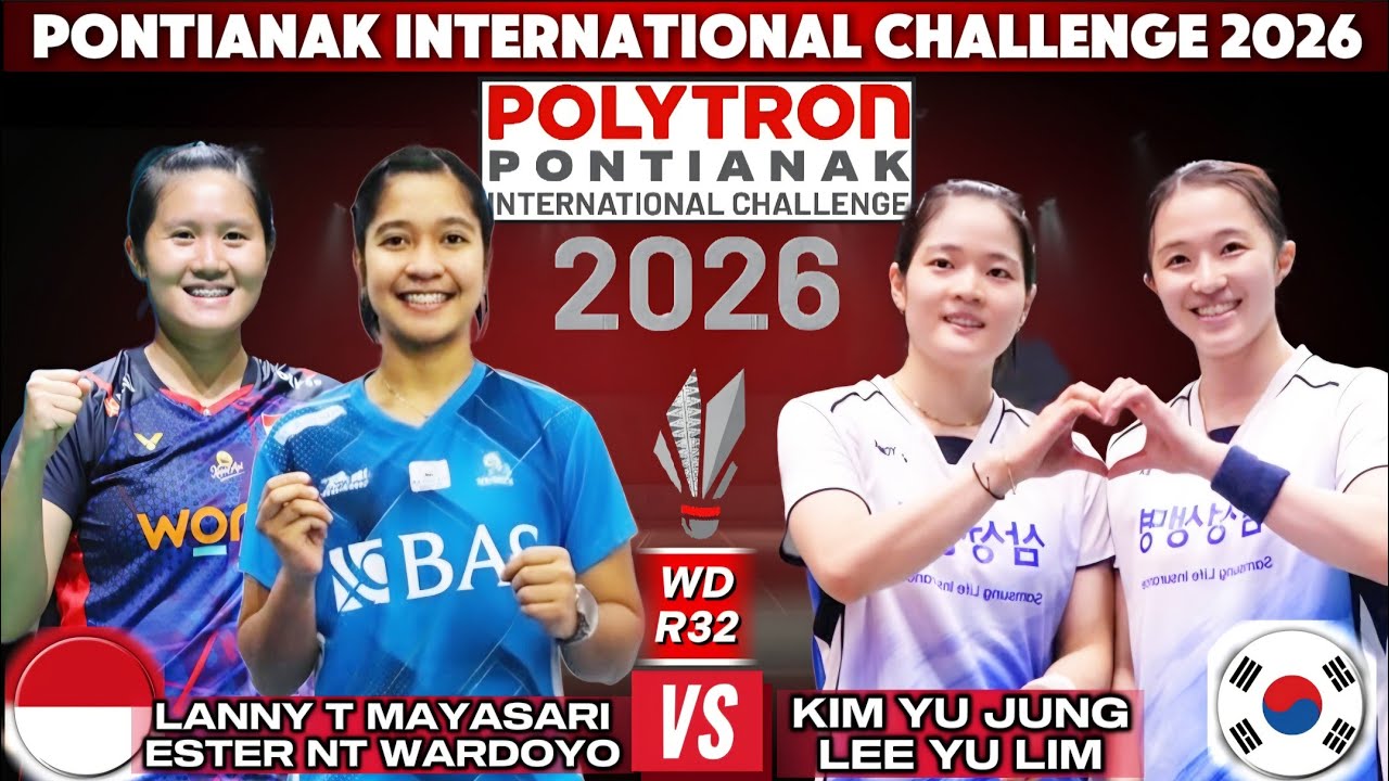NEW INDONESIAN DUO! Lanny Trias/Ester Nurumi vs Kim/Lee (KOR) | Pontianak IC 2026  R32