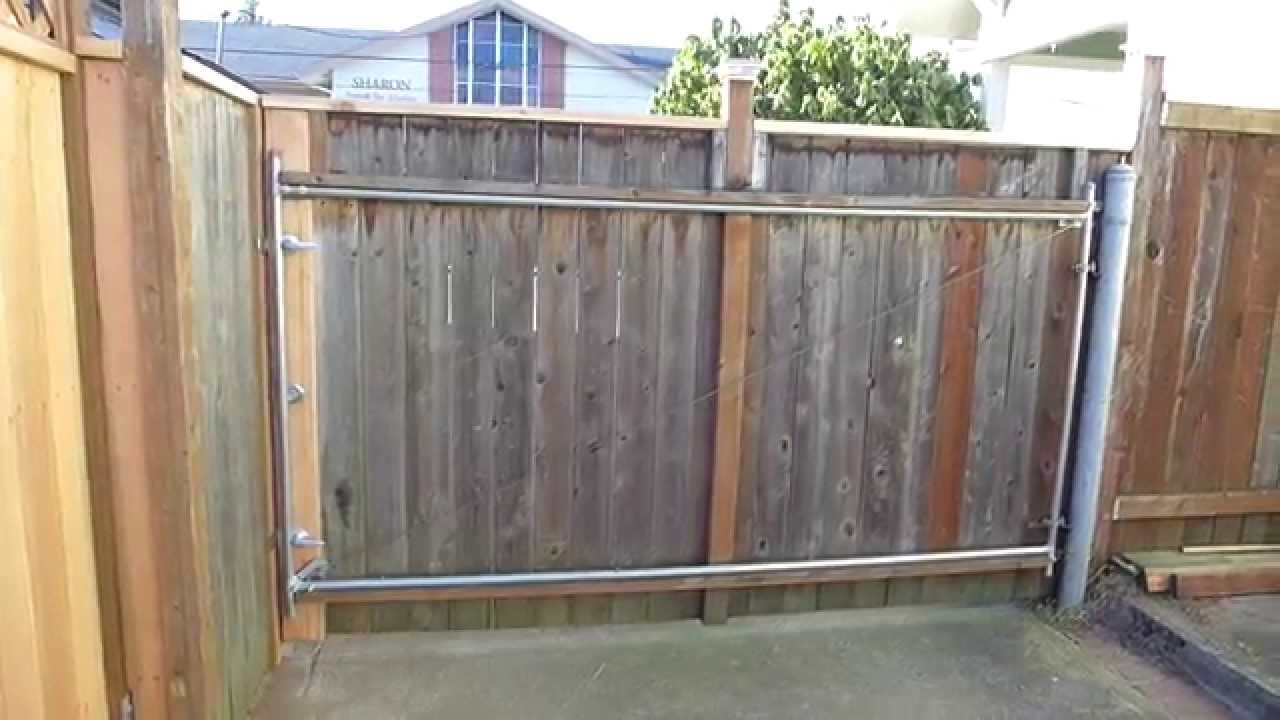 14' Custom Cedar Driveway Swing Gate
