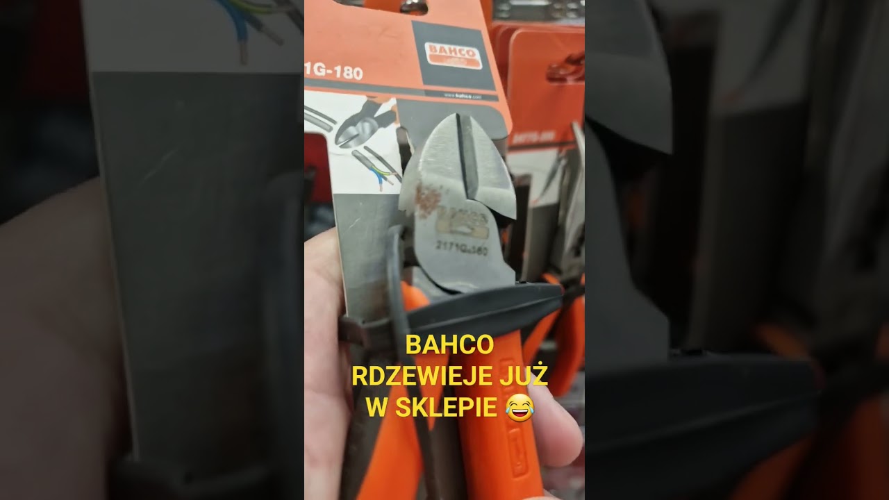 #Bahco rdzewieje już w sklepie Bahco rusts in shop 😂 #Premium Quality #Tools