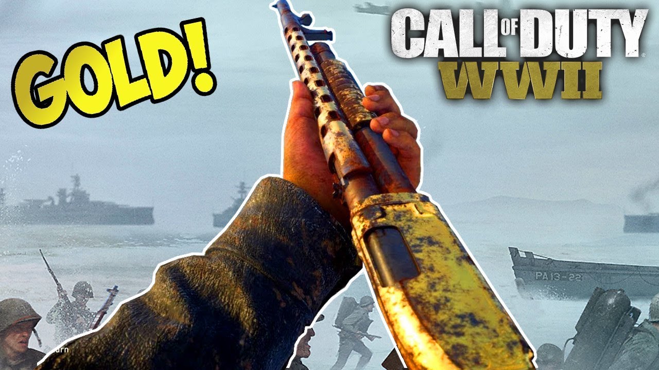 UNLOCKING THE COMBAT SHOTGUN GOLD CAMO! | Call Of Duty WW2 Multiplayer Gameplay