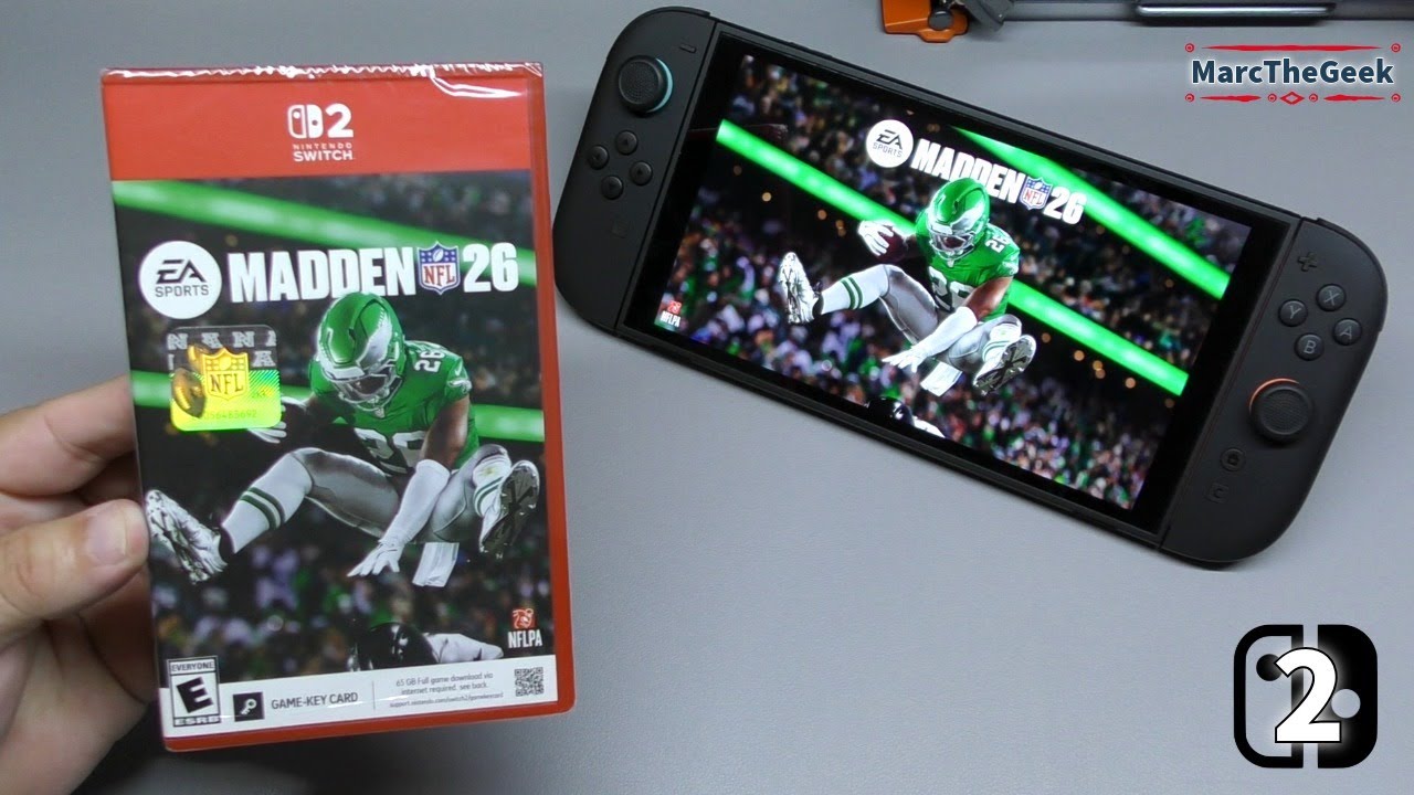 Madden NFL 26 Unboxing & Gameplay on Nintendo Switch 2