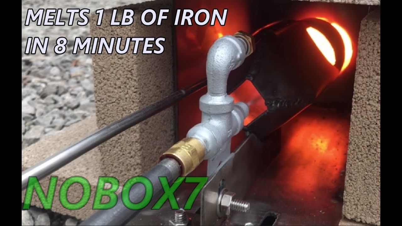 Cast Iron Smelter 8 minutes to melt iron