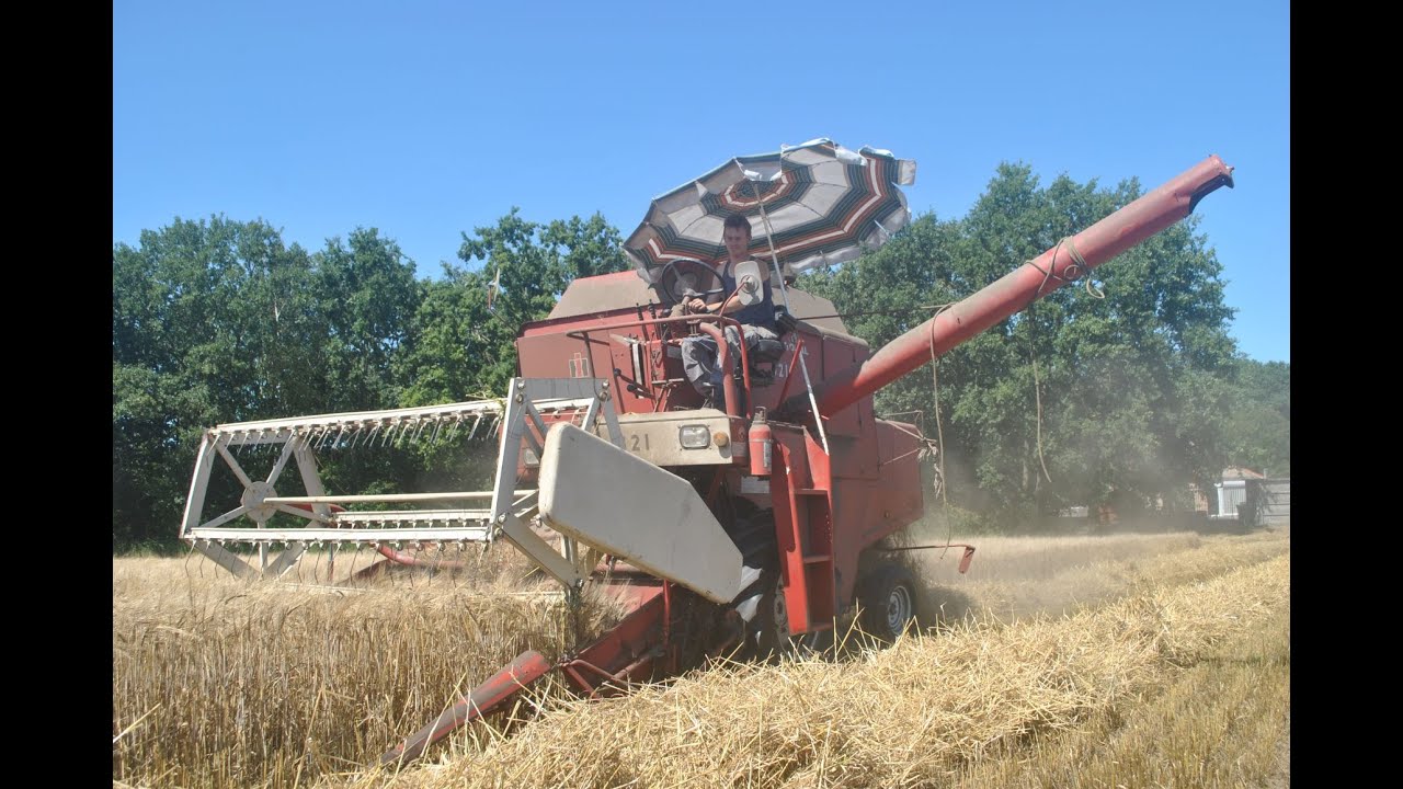 Grain Harvest-International 321-zomergerst dorsen-Landbouwwerken Sools-2020