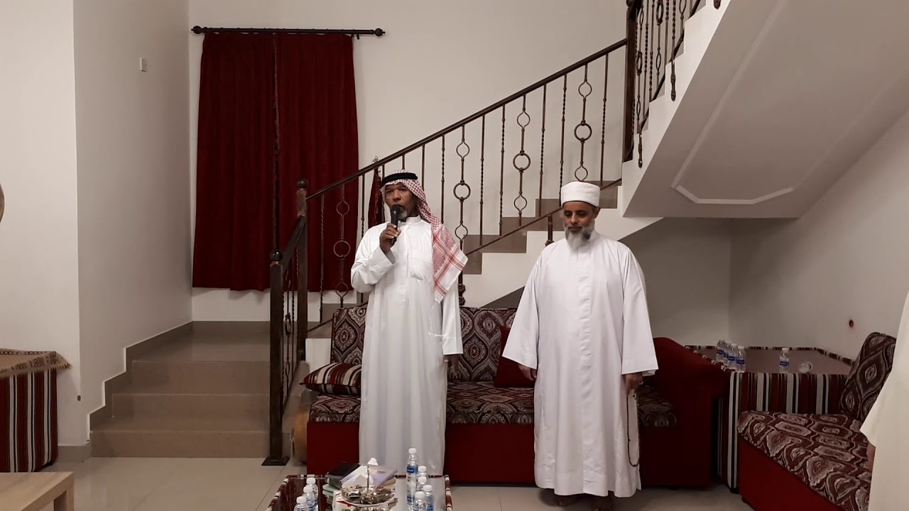 مولد النبي في بيت عبدالله القاسمي جلة القيام للمنشد علي مجدم