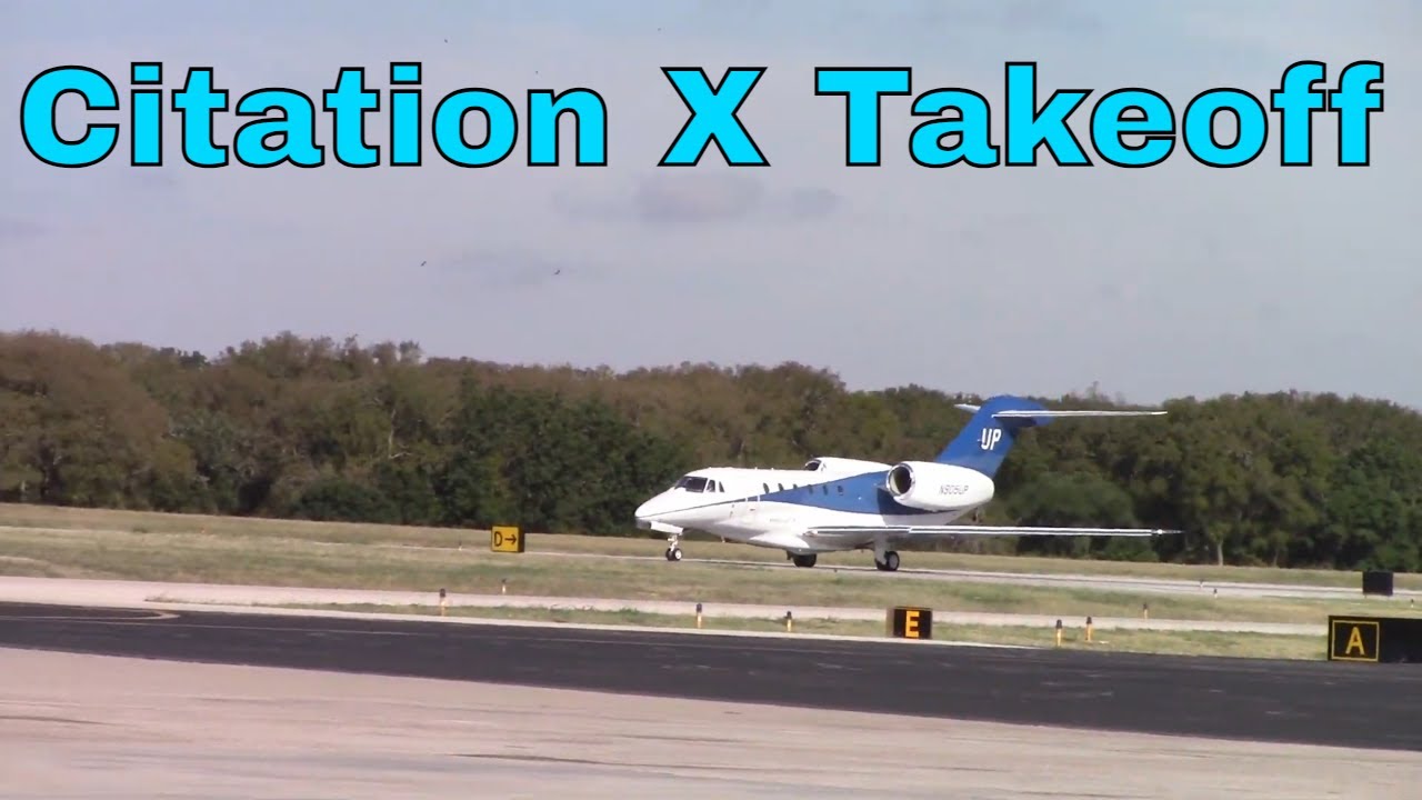 Cessna Citation X Takeoff