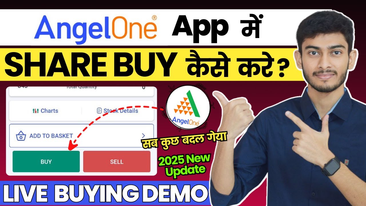 How to Buy Stock in Angel One for Long Term | Stock Buy and Sell Angel One | Stocks kaise Kharide