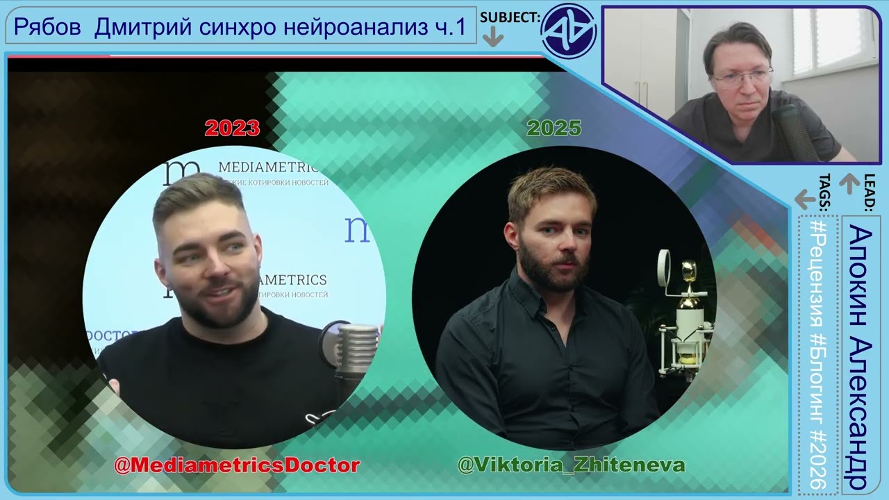 Синхронный нейроанализ стоматолога Рябова Дмитрия #ПЕРДОСТОМ - Часть 1 4K